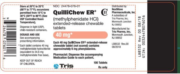 Quillichew ER 20 MG